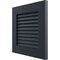 Ekena Millwork 12"W x 12"H True Fit PVC Louver Shutters Sample, Starless Night Blue SAMPLE-TFPLVOB - alternate 2